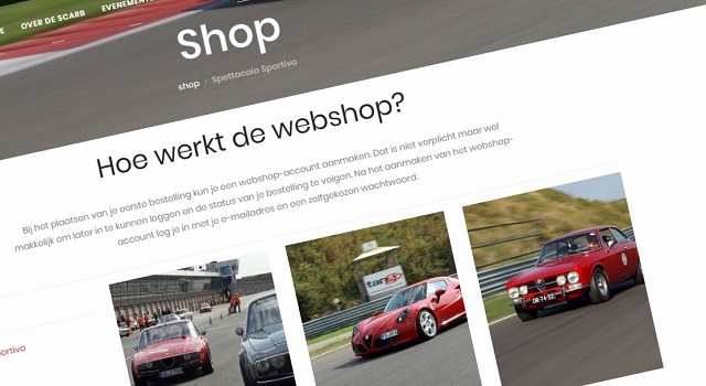 Online verkoop baansessies Spettacolo: nog heel even!