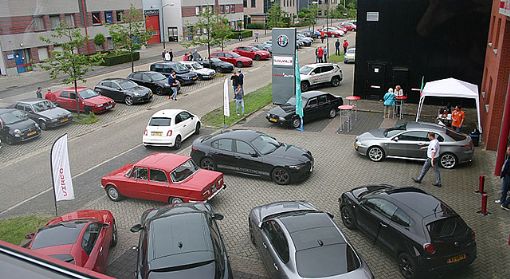 Goedbezochte 1e editie SCARB Cars & Coffee