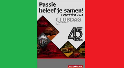 Clubdag Passie beleef je samen - 45 jaar SCARB - er zijn nog kaarten beschikbaar!