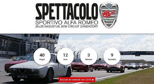 Het aftellen is begonnen, Spettacolo-site 1 juli online