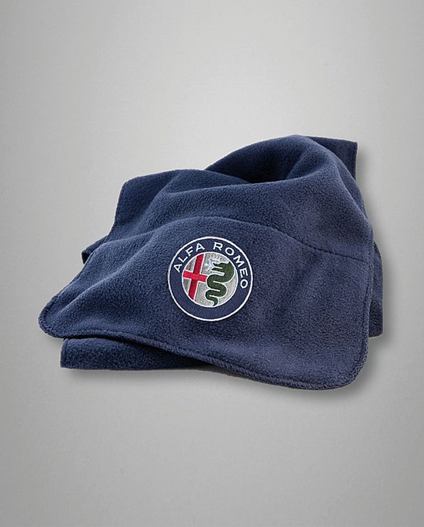 Fleece sjaal navy
