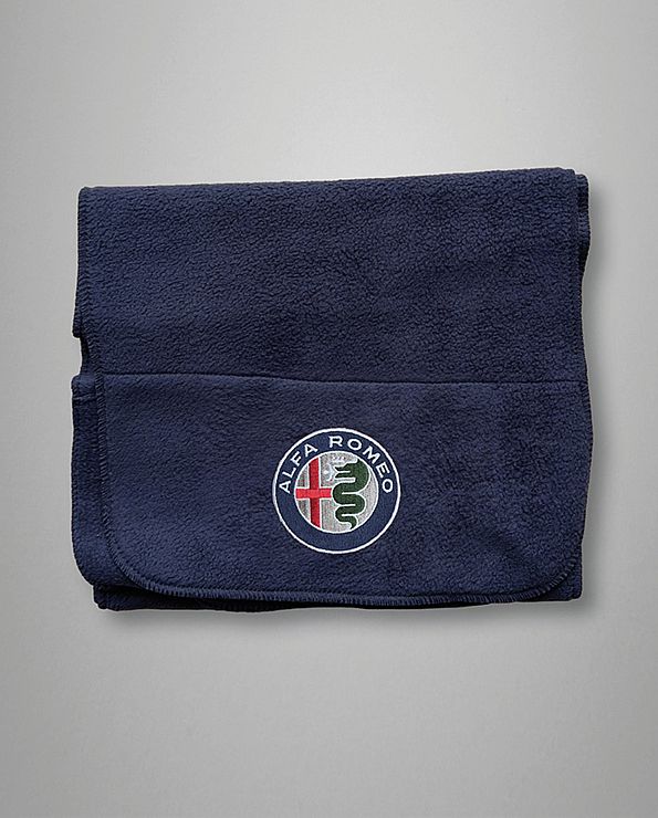 Fleece sjaal navy