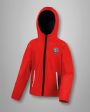 Softhell kids met capuchon rood