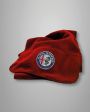 Fleece sjaal rood