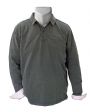 Polo antraciet, long sleeve