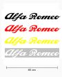 Sticker woord Alfa Romeo (45 cm)