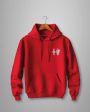 Hooded sweater Rood