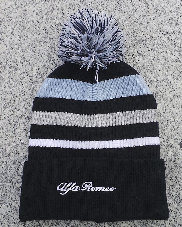 Muts navy met pompon