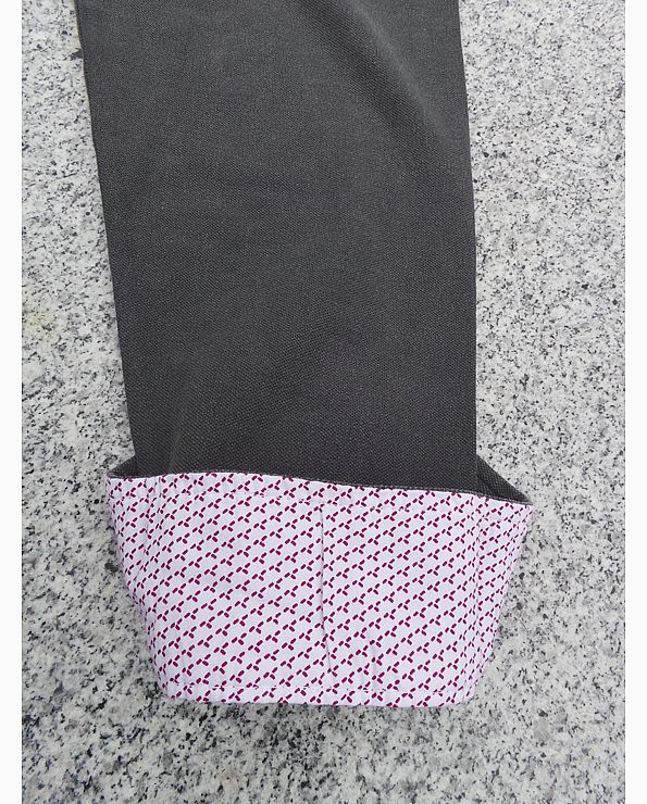 Polo antraciet, long sleeve