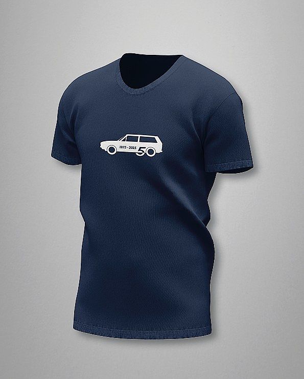 T-shirt 50 jaar Giardinetta Navy (unisex)